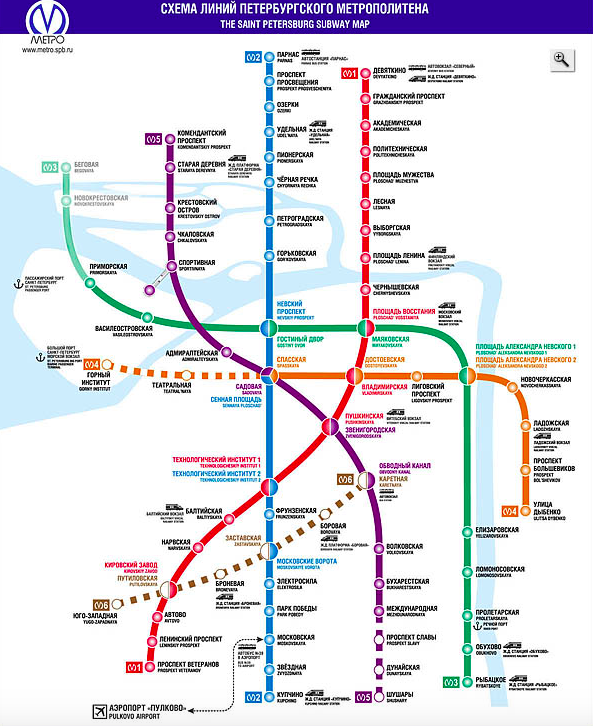 Метро СПб с новыми станциями в 2018 году - Новости Map, Map screenshot, Invitati