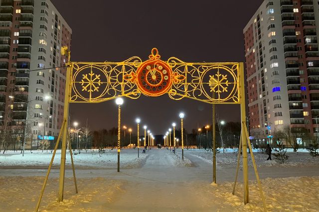 Застройщик Академического района награжден за новогоднее оформление города