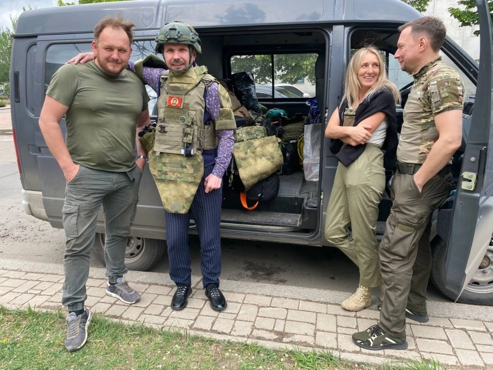 Кости Хейсканен приехал на Донбасс в составе группы волонтеров, оказывающих гуманитарную помощь