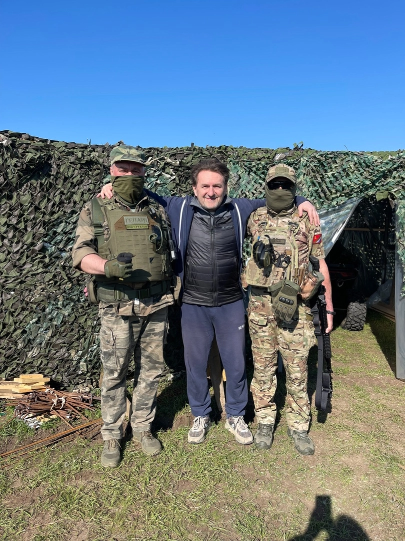 Концерт Андрея Куряева в Добровольческом штурмовом корпусе ВС РФ.