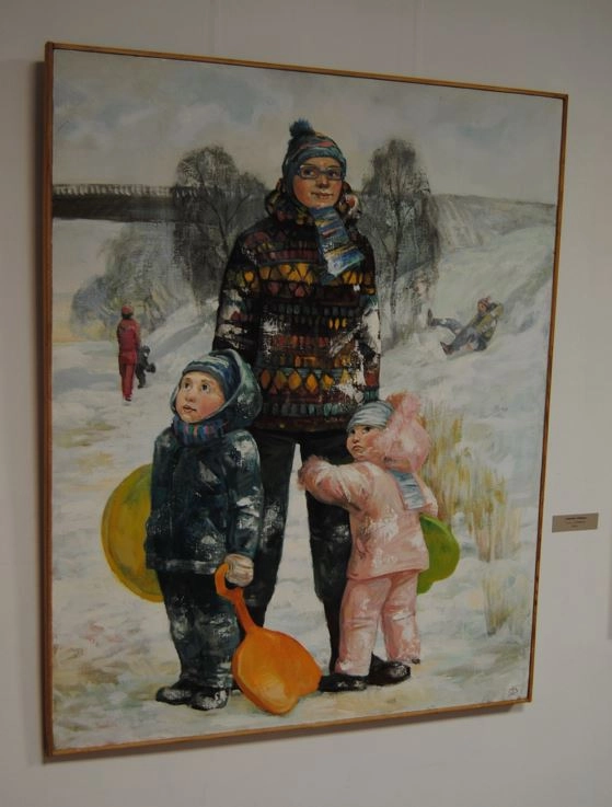 На выставке можно увидеть различные работы автора.