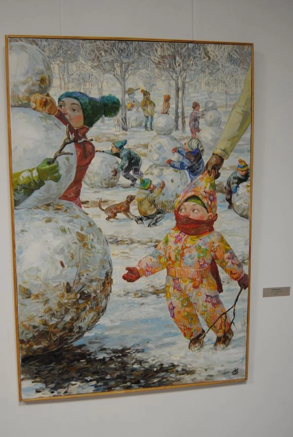Картина «Снеговичок».