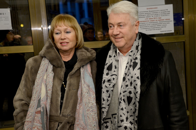 Владимир Винокур с супругой Тамарой.