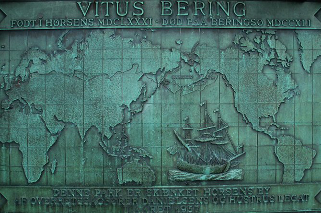 Карта плаваний Беринга