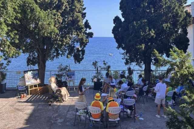 Терраса в музее Константина Коровина в Гурзуфе