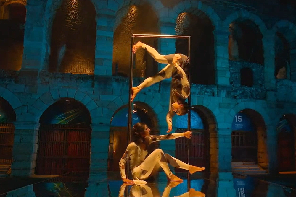 Церемония открытия Паралимпиады - 2026. гимнасток из танцевальной труппы Il Posto