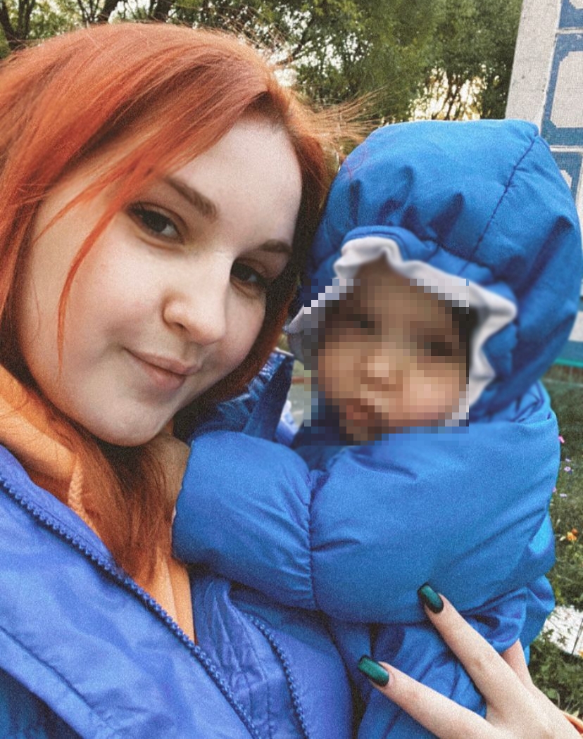 Анастасия Томилова с сыном.