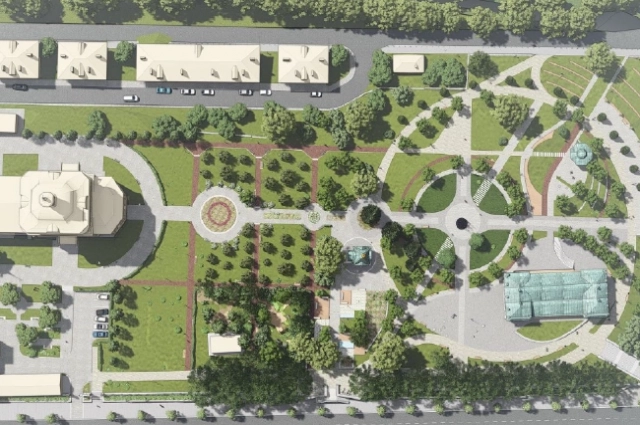 Визуализация ренновации территории.