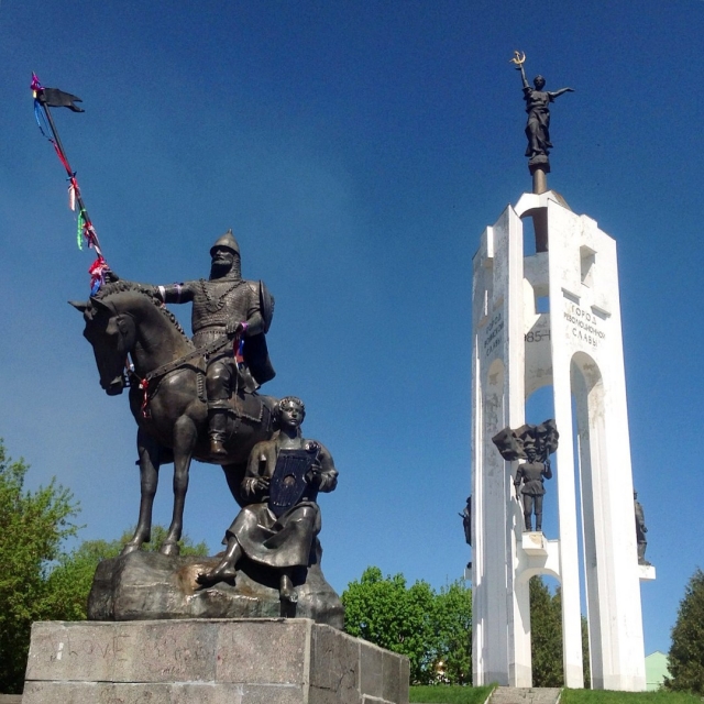 Памятник героям Куликовской битвы.