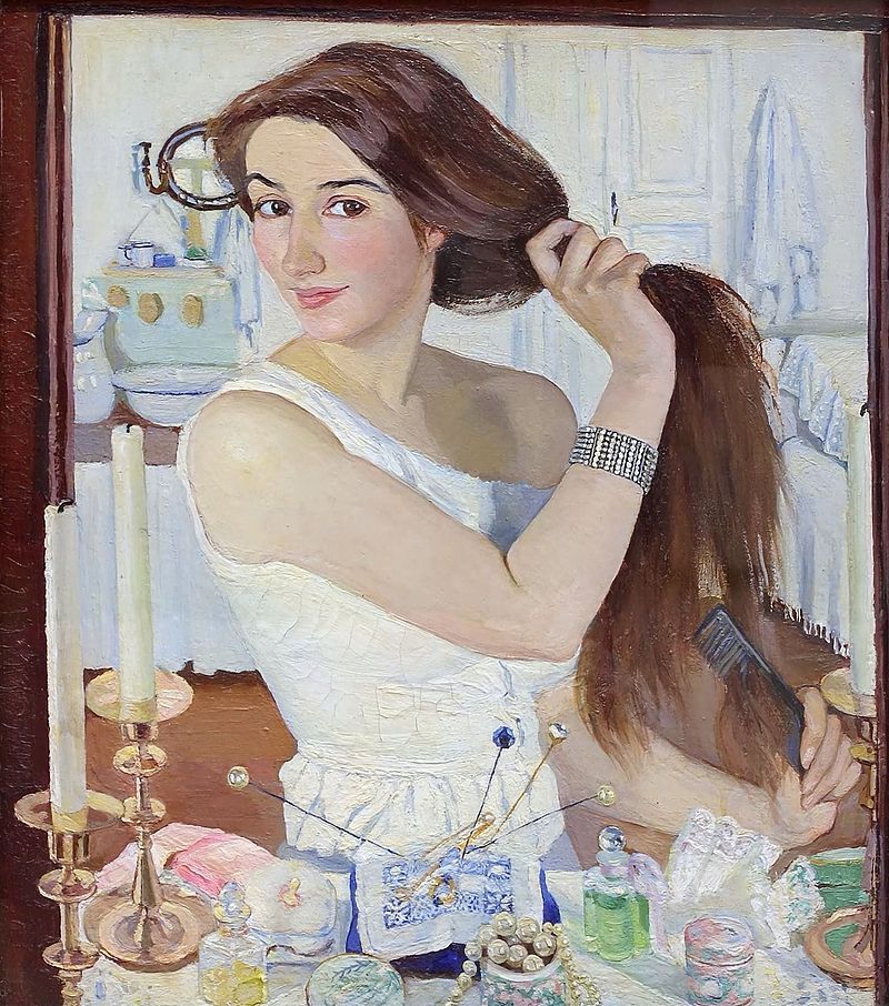 Зинаида Серебрякова. Автопортрет.