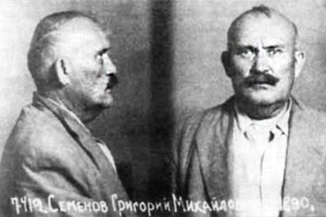 Георгий Семёнов после ареста. Фотография НКВД. 1945 г.