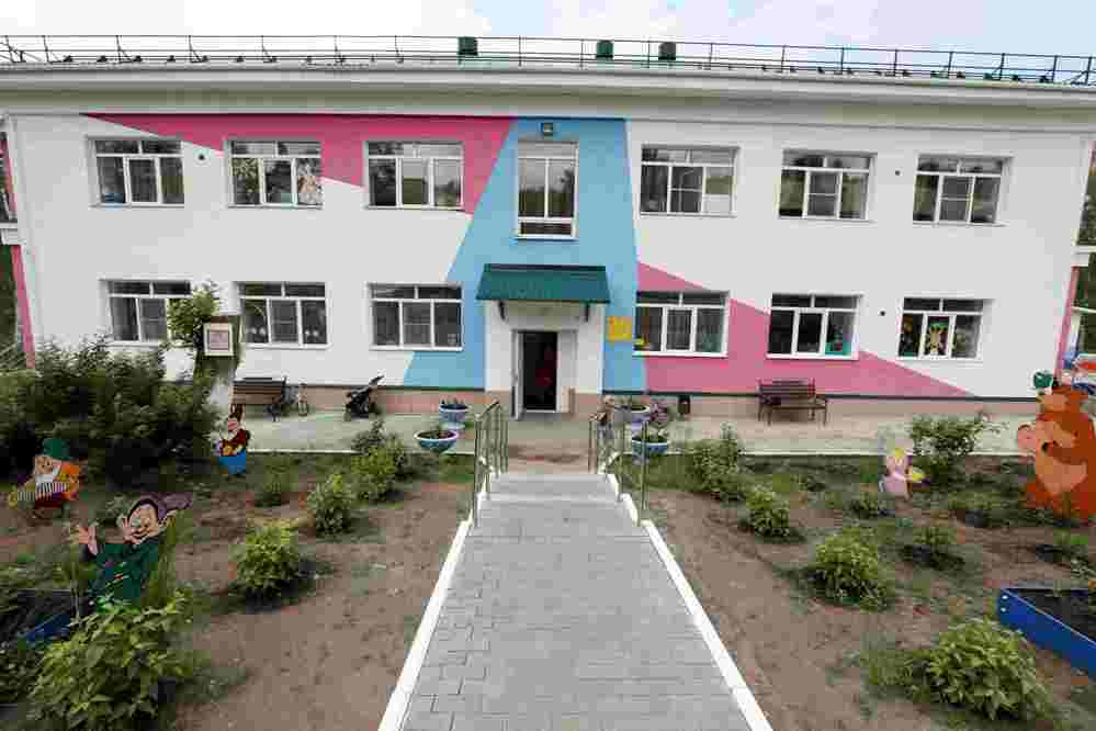 Детский сад №9 в Карабаше после ремонта.