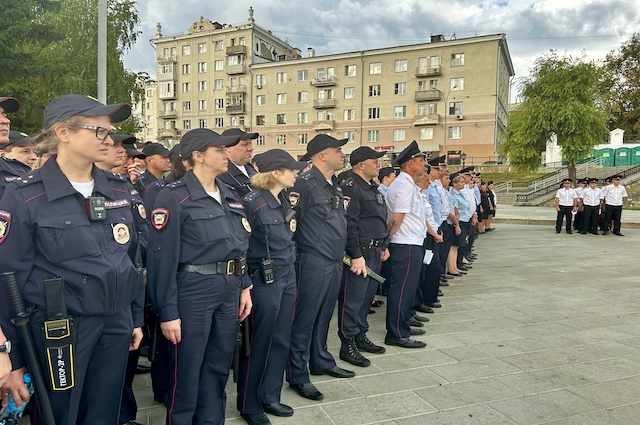 Полиция обеспечила охрану общественного порядка на торжествах в День города