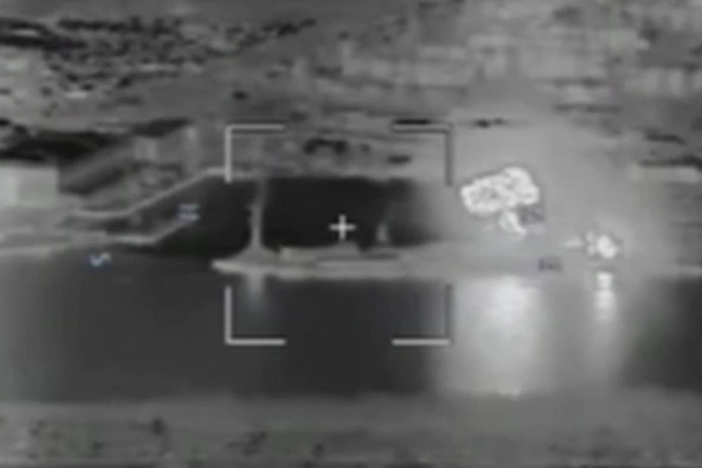 Результат работы наших бомбардировщик по координатам от дроноводов (вид с коптера).