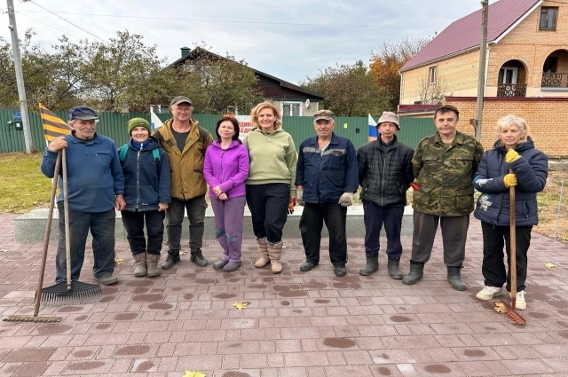 Активисты деревни Килекшино