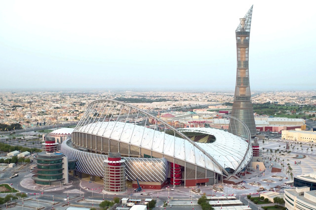 Стадион Халифа в Дохе.