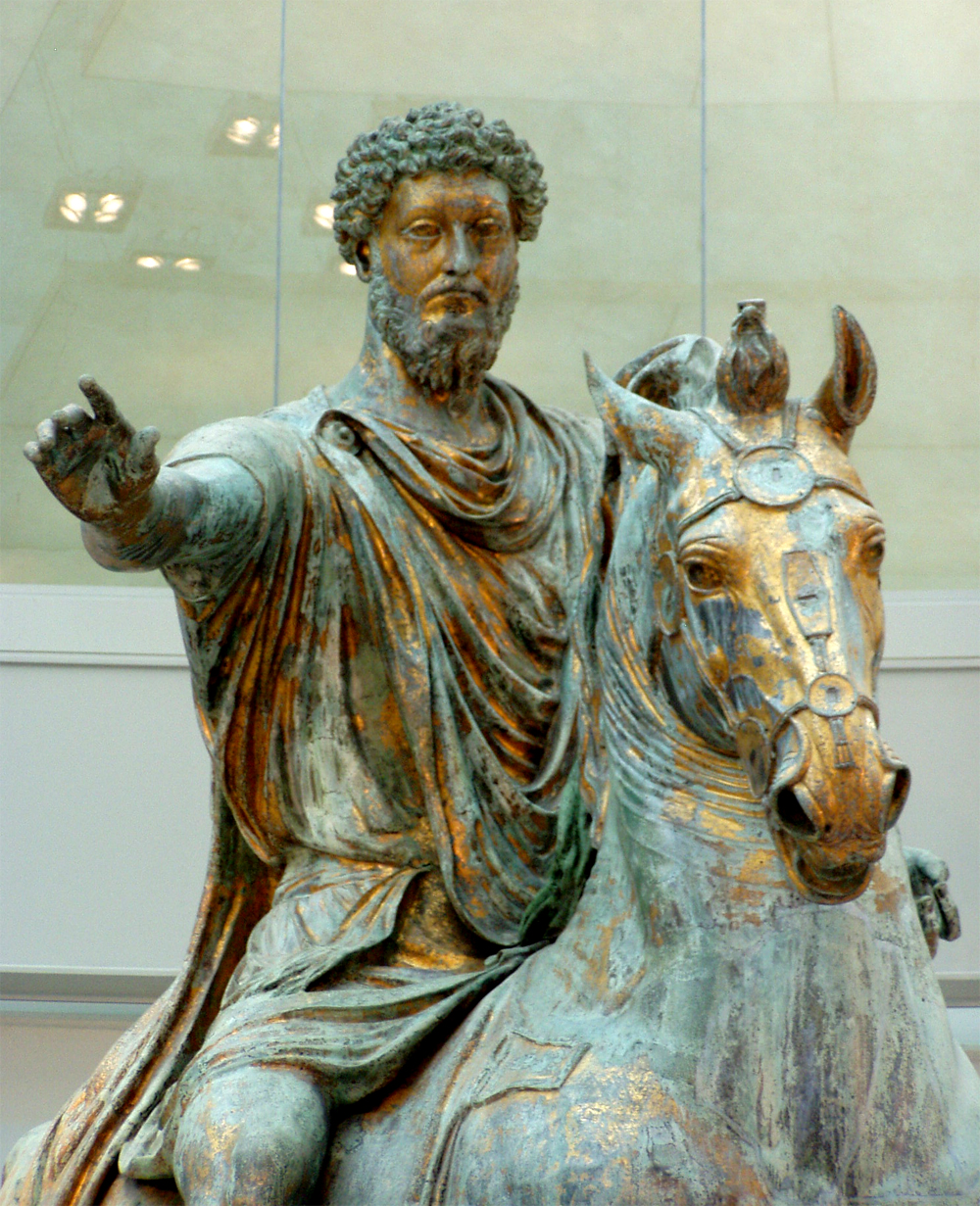 Конная статуя императора Марка Аврелия. Капитолий, Рим.