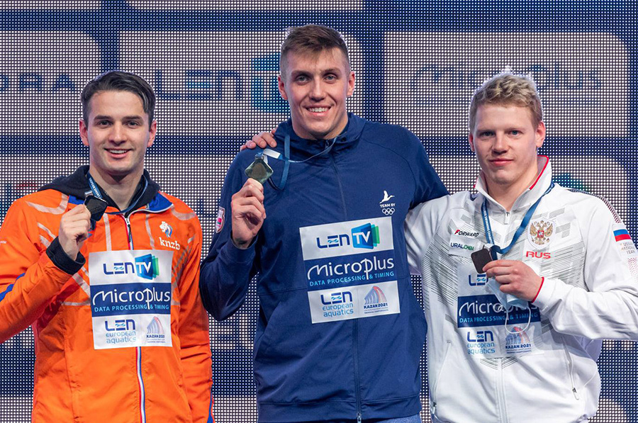Михаил Доринов (справа) - бронзовый призёр чемпионата Европы-2021.
