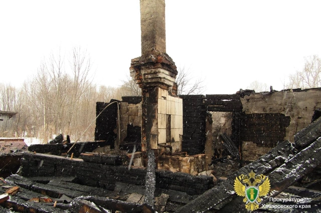 Сгоревший дом из-за мести