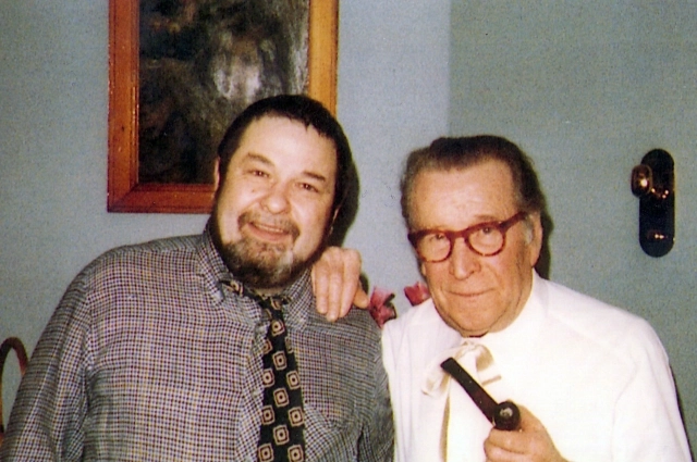 Юлиан Семёнов с Жоржем Сименоном. Лозанна, 1981 год.