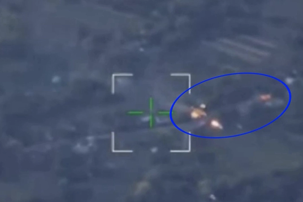 Удар по колонне.