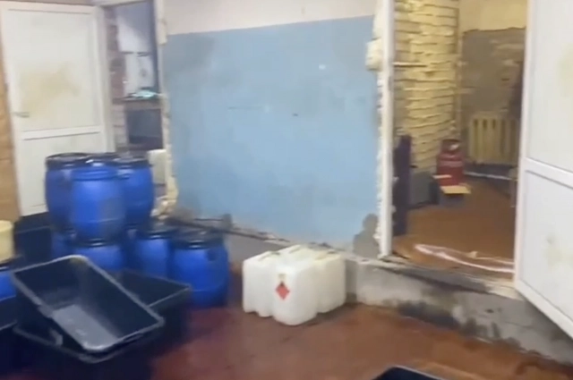 Арендованный дом преступники превратили в лабораторию.