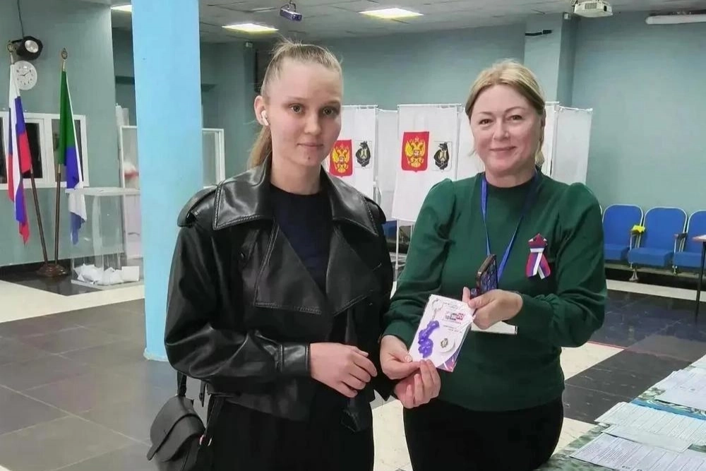 Среди пришедших на выборы было много молодых людей, которые голосовали впервые.