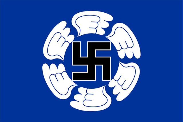 Флаг ВВС Финляндии.
