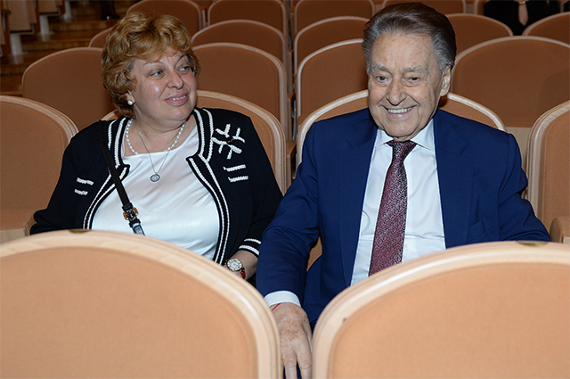 Андрей Дементьев с женой Анной. 2015 г.