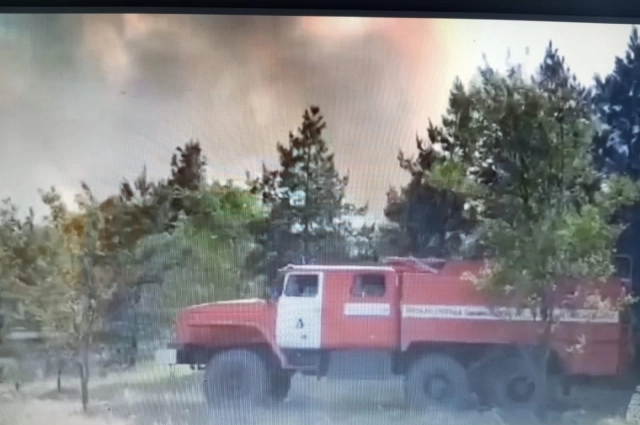 Пожар в Тарасовском районе.