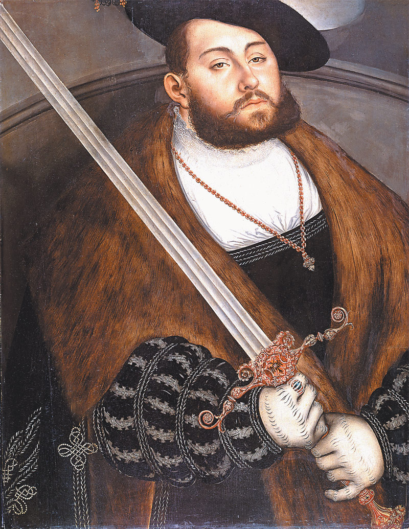 «Иоганн Фридрих Великодушный», около 1535 г. Художественная галерея, Берлин.