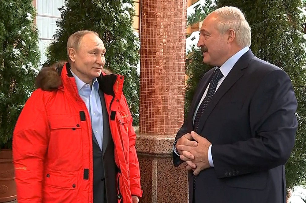 Встреча Путина и Лукашенко в Сочи.