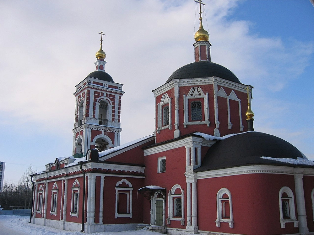 Южное Чертаново. Храм Покрова Пресвятой Богородицы на Городне, 1722 год.