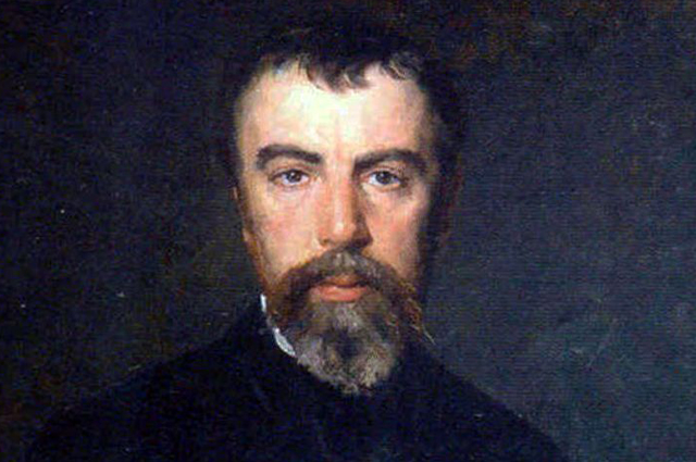 Николай Кузнецов. Портрет Василия Поленова, 1887.