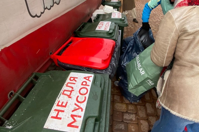 Жители экорайона получили возможность сдать мусор на переработку. 