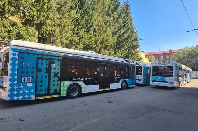 Новые троллейбусы отвечают всем современным требованиям.