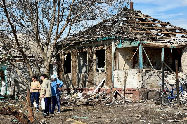 Разрушения в Валуйках.