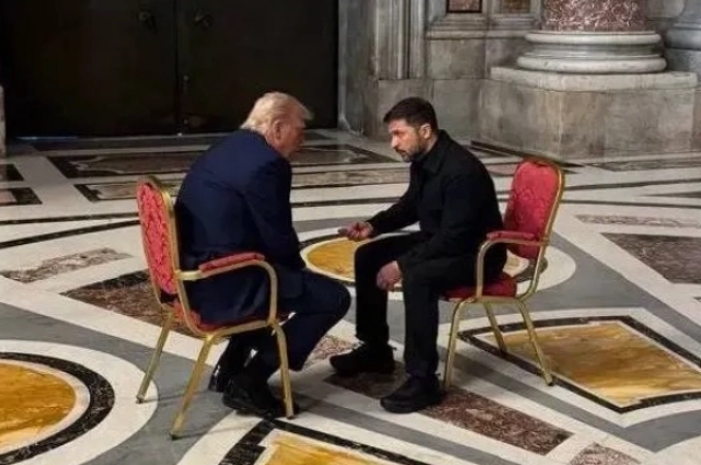 Дональд Трамп и Владимир Зеленский.
