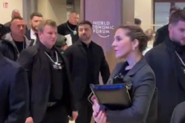 Владимир Зеленский в Давосе.