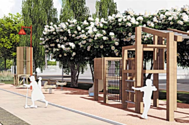 Бульвар по ул. Братьев Игнатовых.