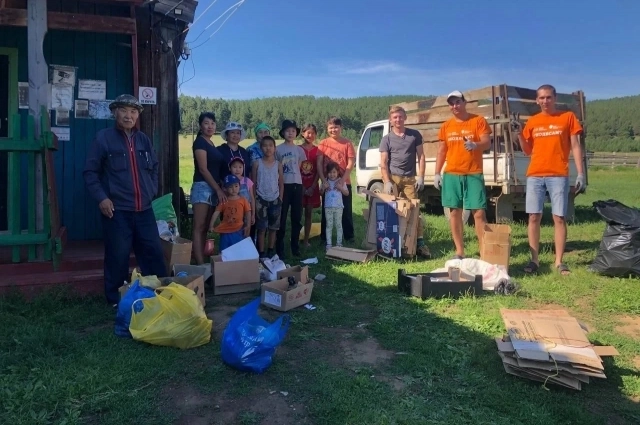 «Экодесант» собирает вторсырьё в прибайкальских посёлках