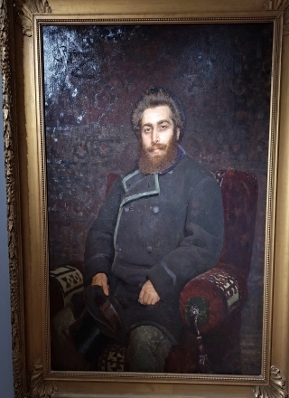 Портрет Куинджи кисти Репина .1877 г.
