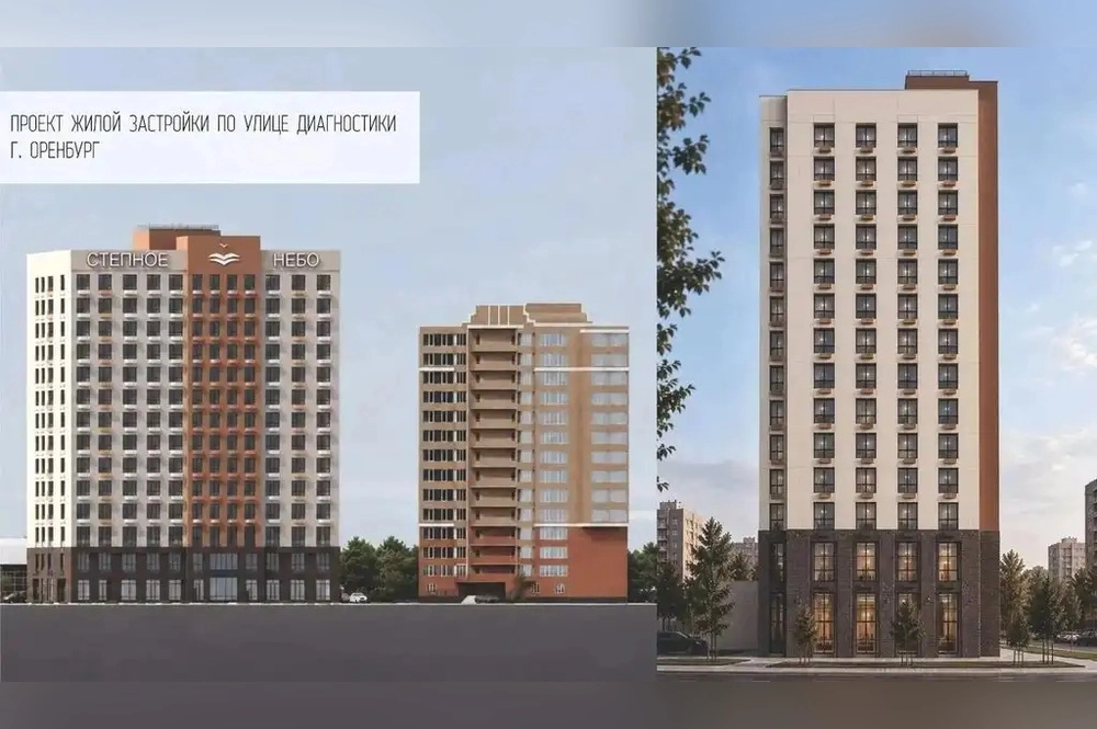 Застройка Оренбурга