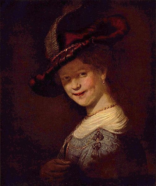 Картина «Смеющаяся Саския» сегодня хранится в Дрезденской галерее.