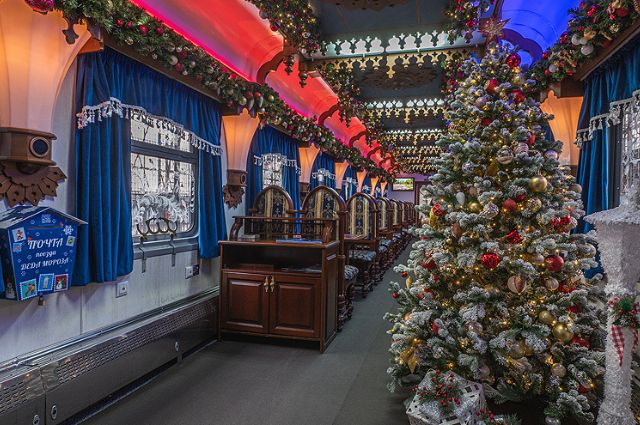 Поезд Деда Мороза сделает остановки в десяти городах на СвЖД