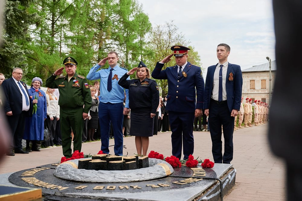 Зажжение Вечного огня в Касимове