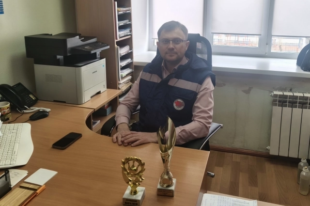 Игорь Кремлев за рабочим местом.