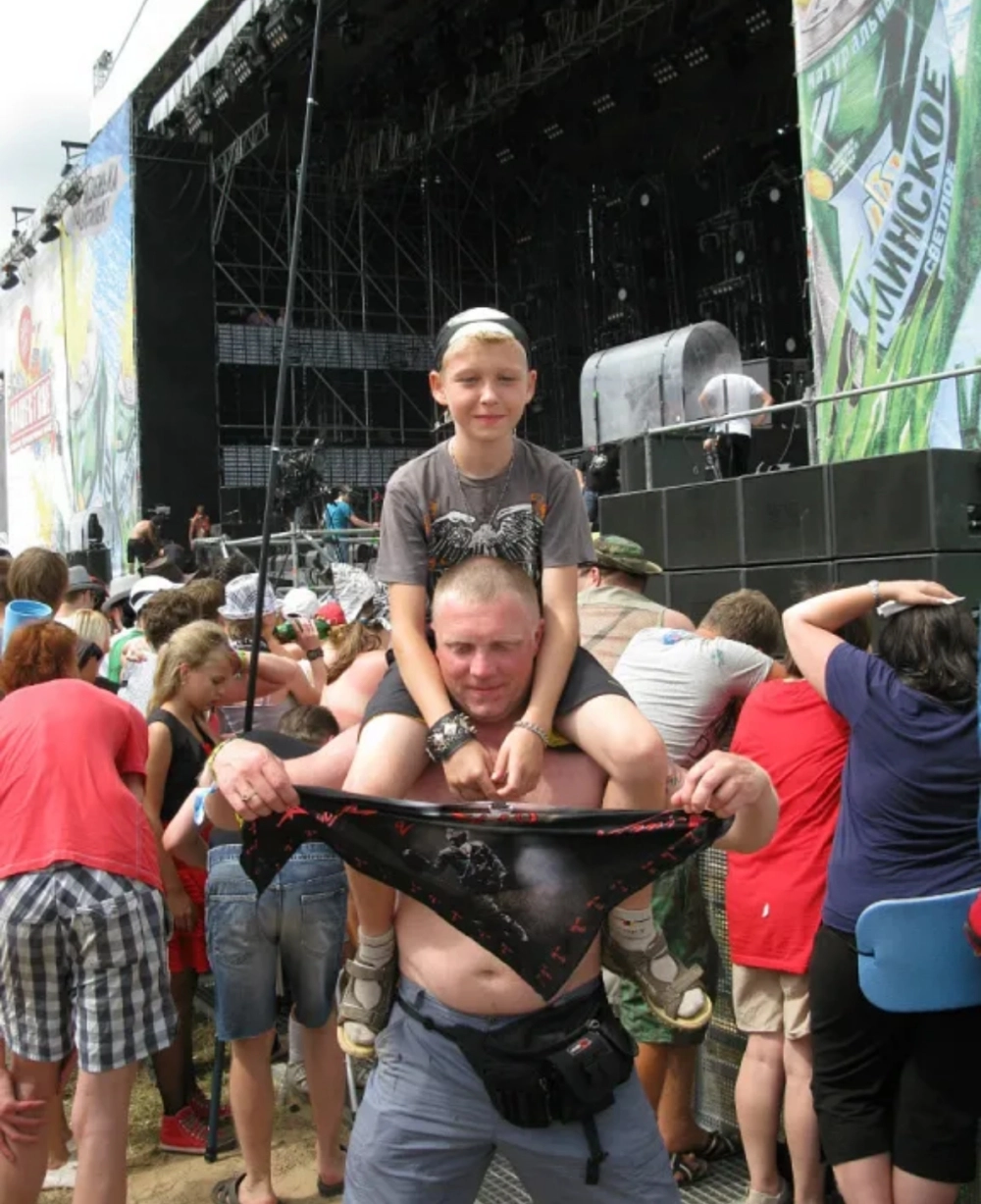 Никита Конкин на фестивале «Нашествие».