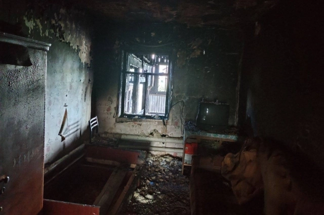 Геннадий Николаевич во время пожара был у дочки.