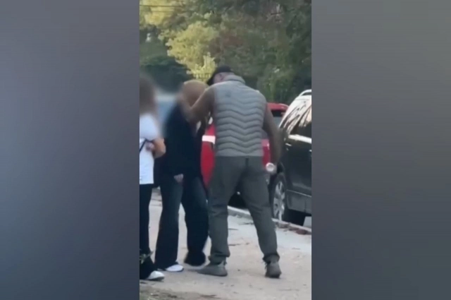 Конфликт попал на видео.